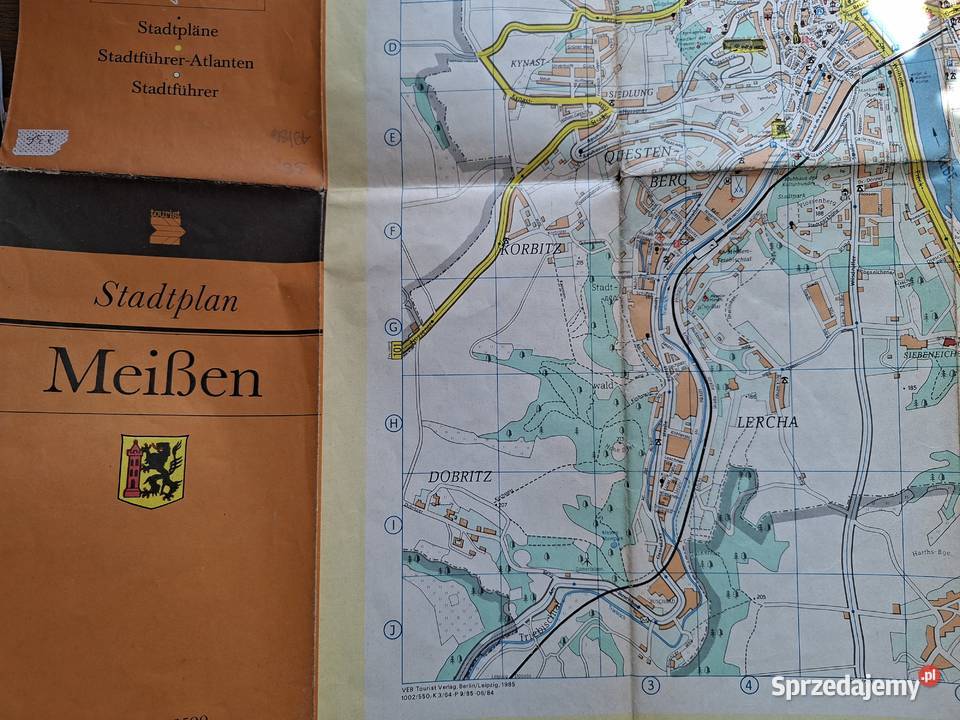 Stadtplan Meisen 112 500