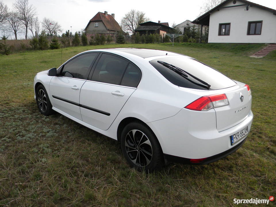 Renault Laguna III Super stanZarejestrowany z OC biały Samochody osobowe Krosno Odrzańskie