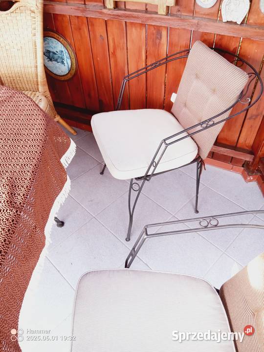 Stół i krzesła ogrodowe Twardogóra