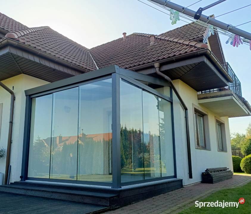 Ogród zimowy szklane zadaszenie tarasu sprzedam