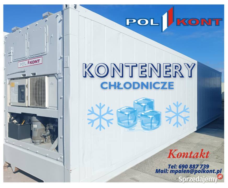Kontener chłodniczy odnowiony 40 HC RF Magazynowanie Opole