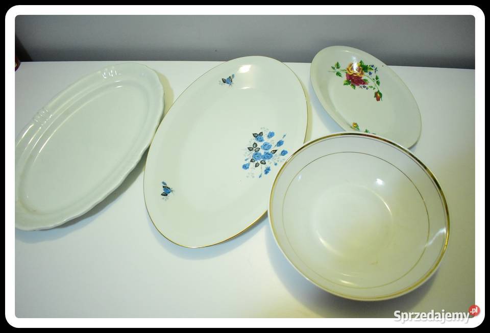 CHODZIEŻ zestaw porcelany półmiski miska Akcesoria kuchenne mazowieckie Płock sprzedam