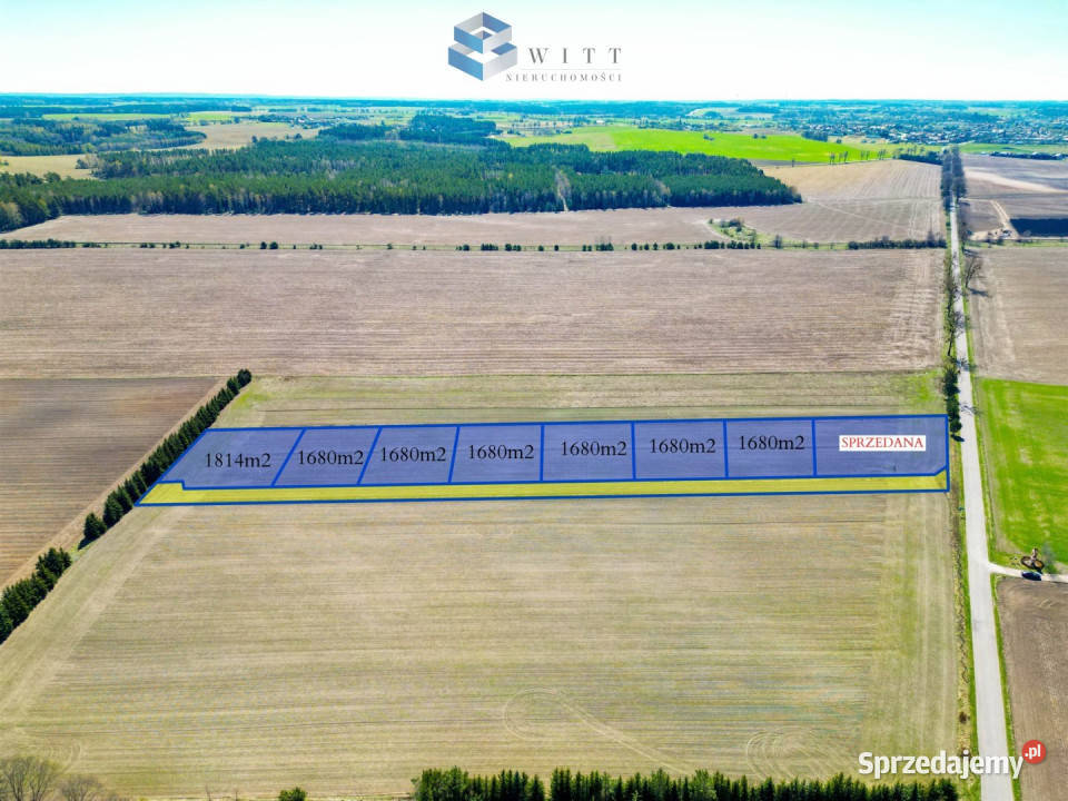 Działka 1680m2 Radomin prąd