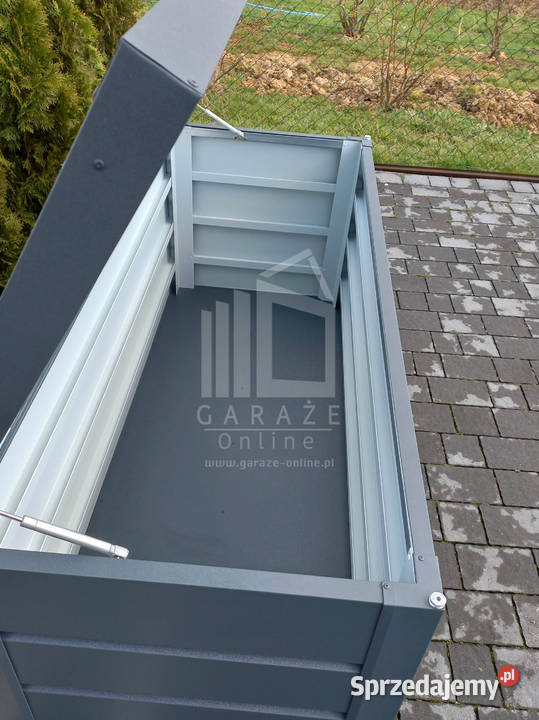 Skrzynia ogrodowa metalowa kufer 150x60x70 Architektura ogrodowa Przasnysz sprzedam