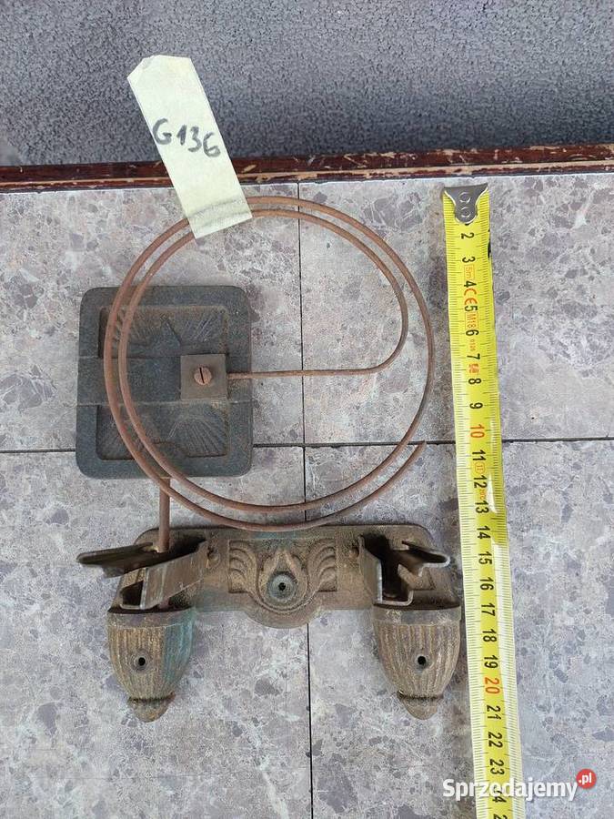 G136 Gong spiralny starego zegara ściennego Antyki Tczew