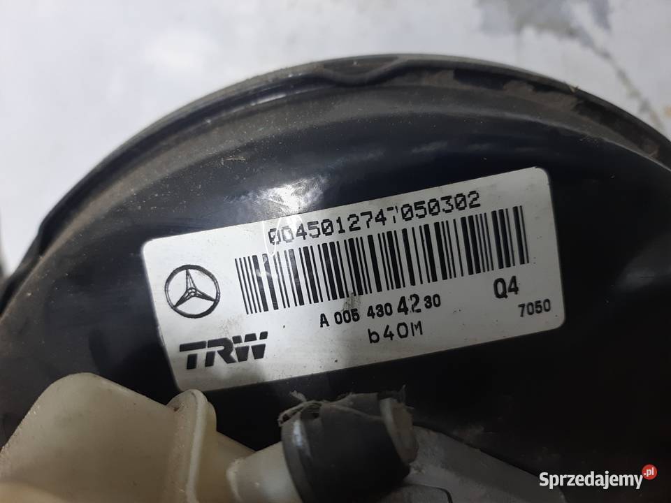 MERCEDES A KLASA W168 serwo pompa hamulcowa osobowe łódzkie sprzedam