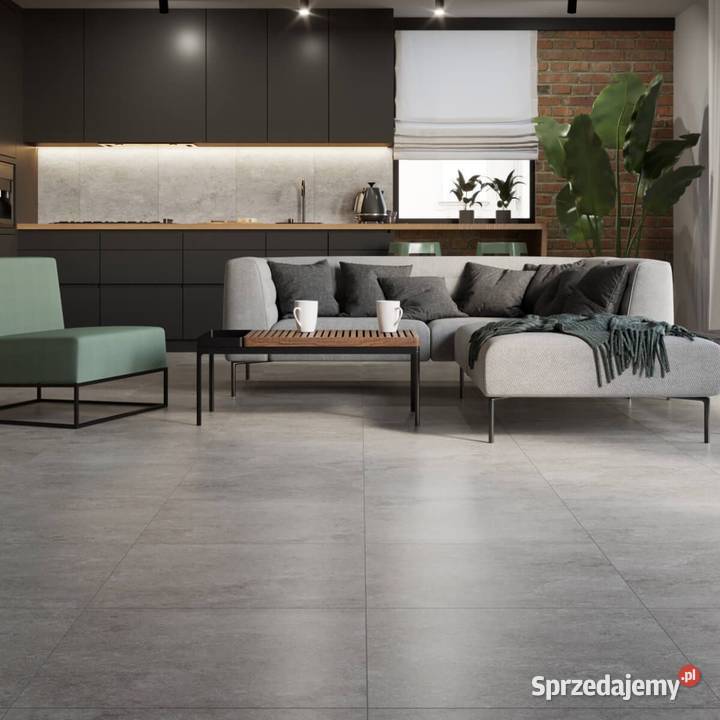 Gres Moondust Grey matowy 60x60x08 Płytki i fugi