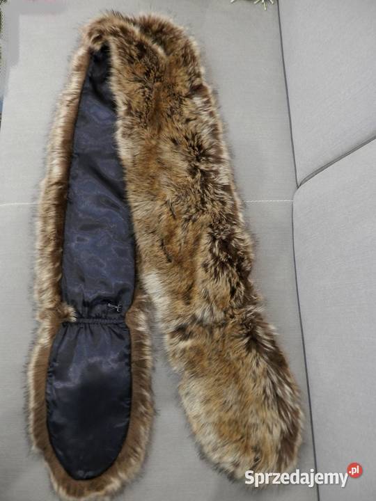 Etola Kołnierz Futrzany Sztuczne Futerko Beżowy Łomża