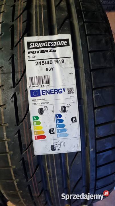 RIDGESTONE
POTENZA
S001
245 40 R18
93Y Nowa sprzedam