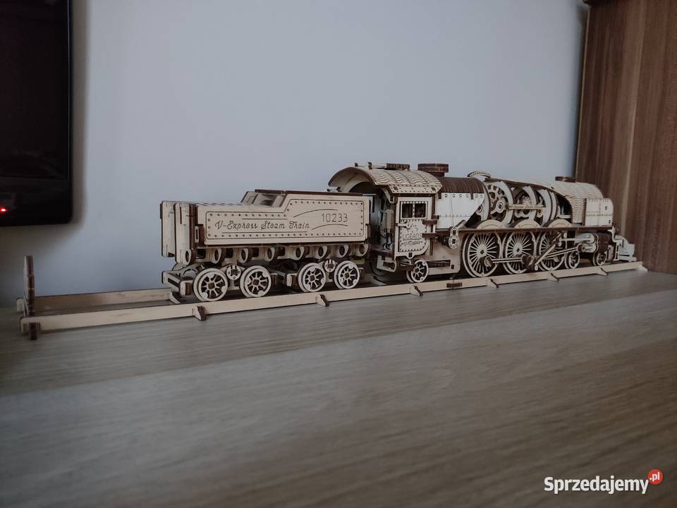 Lokomotywa z VEkspres Model do składania brązowy/beżowy