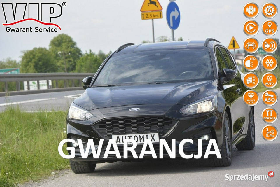 Ford Focus 10EcoBoost STLine doinwestowany hak 87753km Sędziszów Małopolski