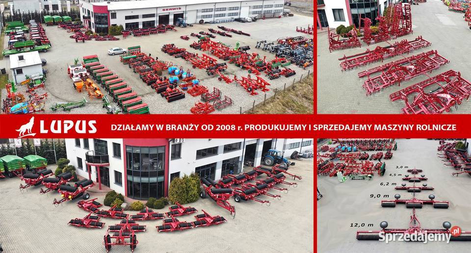 Siewnik zbożowy dwutalerzowy 3m HMS AgroMasz nieuszkodzony Kwidzyn