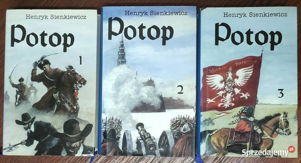 Potop 3 tomy Henryk Sienkiewicz sprzedam