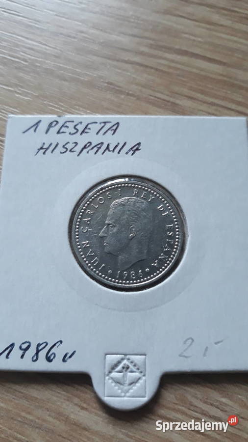1 Peseta Hiszpania 1985198619871988 r Konin