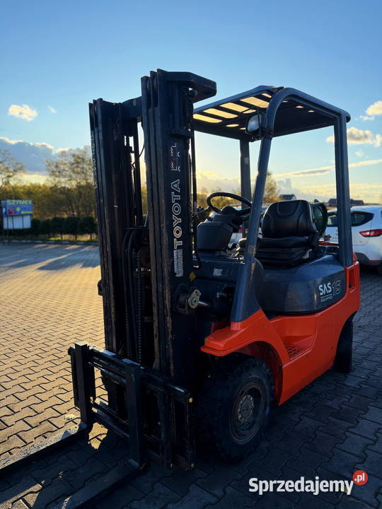 wózek widłowy TOYOTA 7FGF15 LPG 1500 Triplex Działoszyn