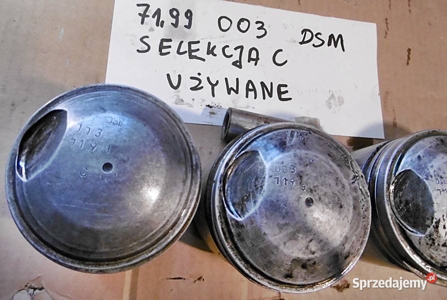 Tłoki silnika Fiat 125 p 1300 Ostrów Wielkopolski
