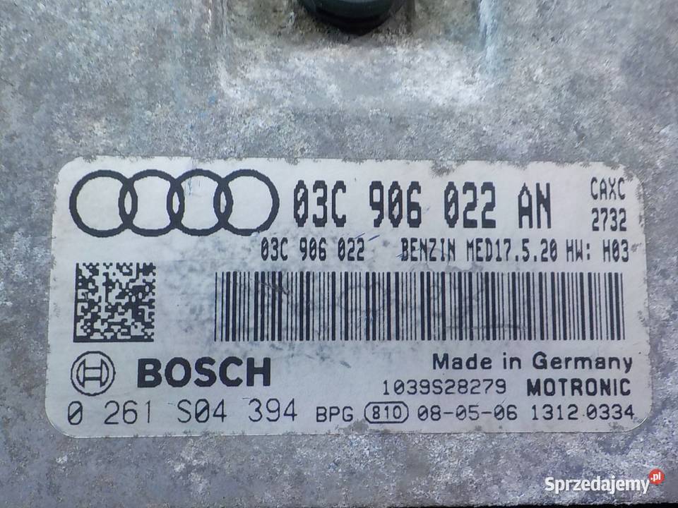 A3 8P LIFT 14 TFSI 09r 0813 HB 3D sterownik Suków sprzedam