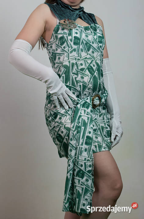 Sukienka Dolarowa sukienka kostium zielony Mrzezino