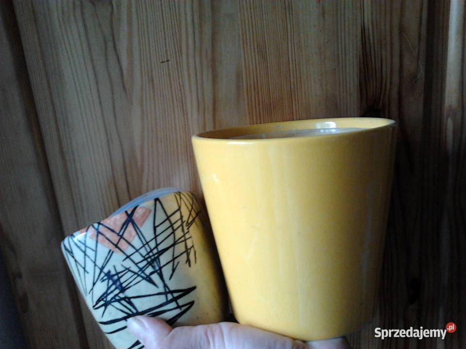 Zestaw doniczek ceramicznych glinianych kolor Kraków