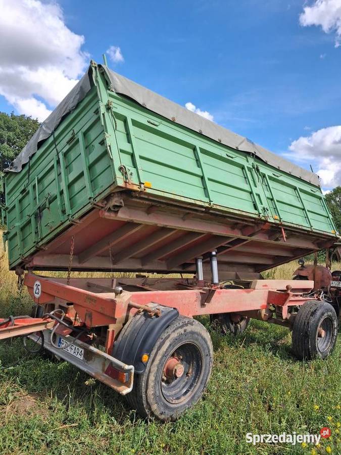 Przyczepa wywrotka na 3 strony nieuszkodzony sprzedam