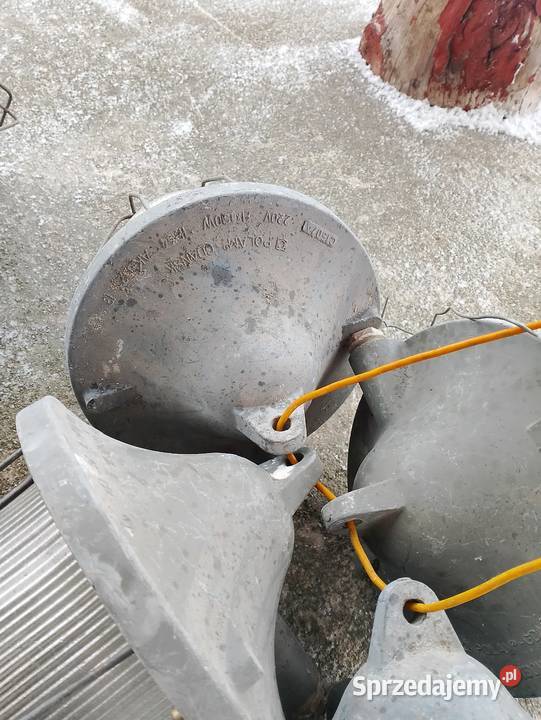 Lampy sufitowe wiszące przemysłowe Loft Vintage mazowieckie