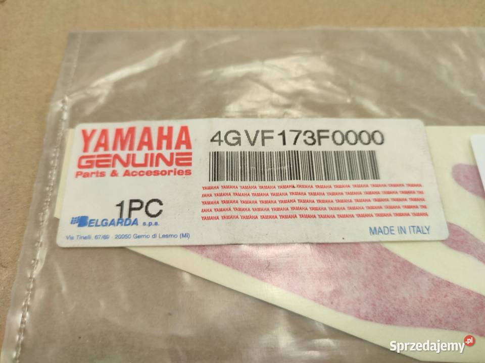 NAKLEJKA NA CZACHĘ YAMAHA TT K 600 19931996