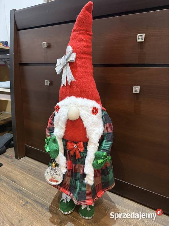 Świąteczne krasnale wykonane własnoręcznie Rękodzieło Nowogard