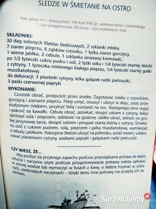 Kuchnia przepisy kulinarne antykwariat
