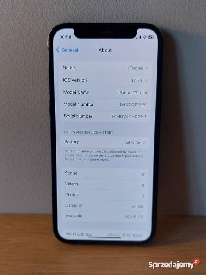 iPhone 12 mini 64GB 75 czarny Apple / iPhone Warszawa