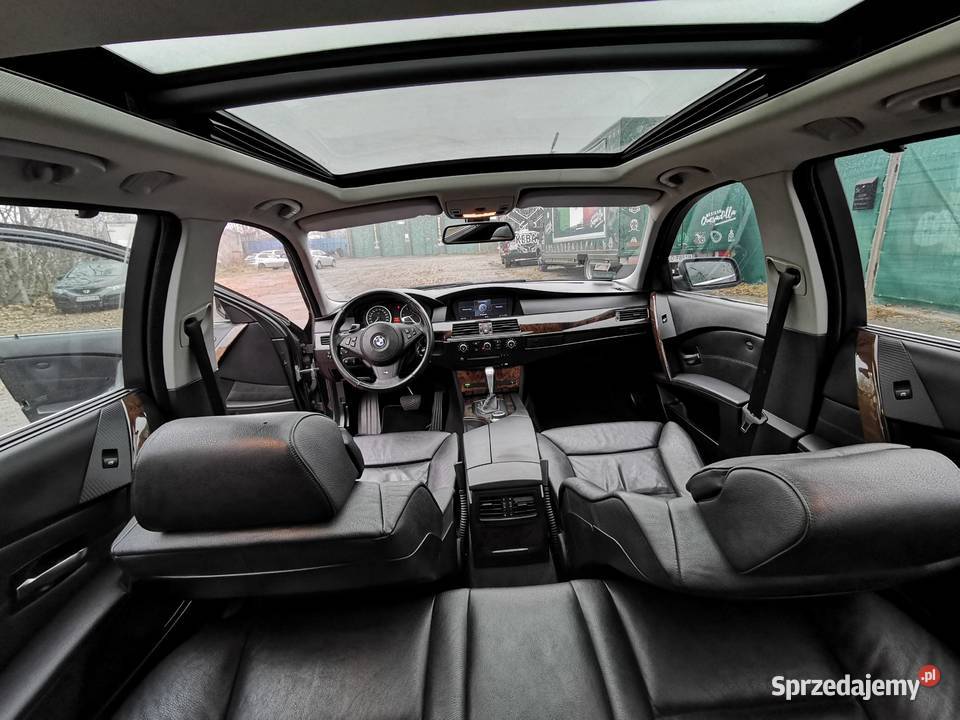 BMW 530D E61 218 alufelgi 19 xenon panorama Rok produkcji 2005 Dąbrowa Górnicza sprzedam
