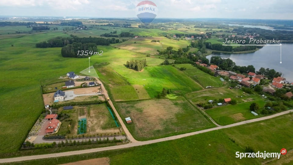 Mazury działka 1300m2 gm Mrągowo Probark