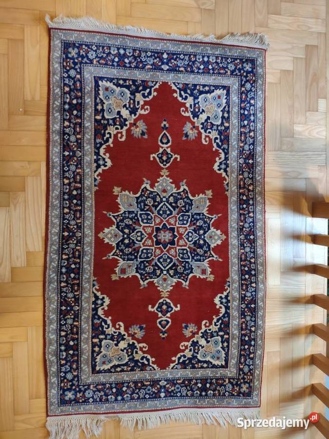 Wełniany ręcznie tkany perski dywan dywanik 93 X małopolskie Kraków