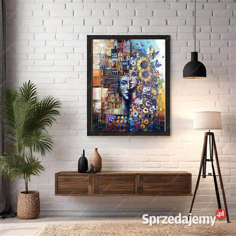 Pitsko Giennadij Dwa oblicza 80x70 obraz olejny Malarstwo pomorskie