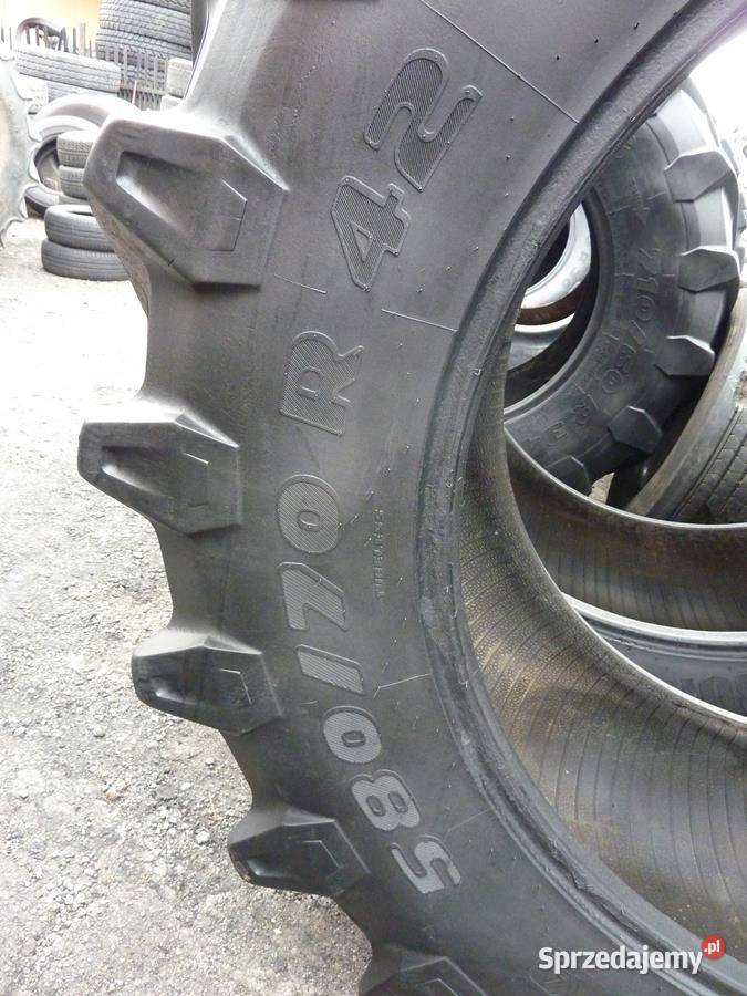2x Opona używana rolnicza 58070R42 TRELLEBORG podlaskie Zaścianki