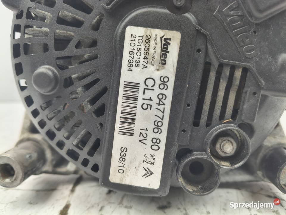 ALTERNATOR Peugeot 508 20 HDI valeo 9664779680 Części samochodowe Chełm