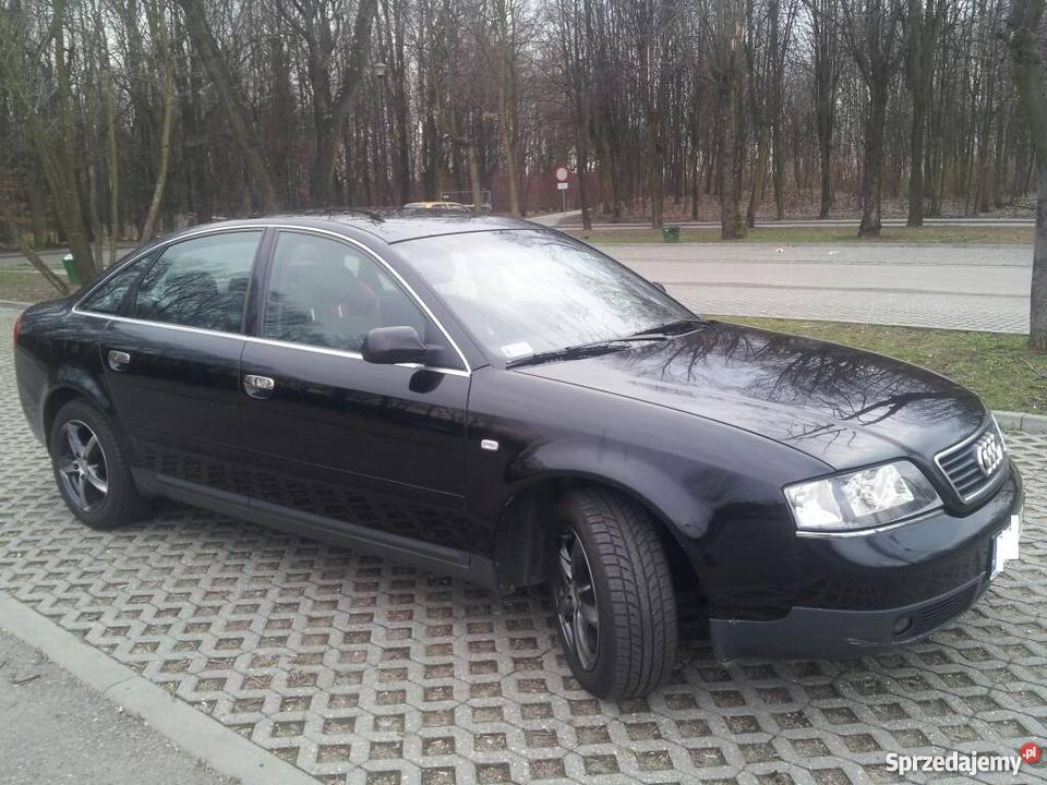 Audi A6 C5 25 TDI 150 czarny piękny sedan 2000 r manualna śląskie Katowice