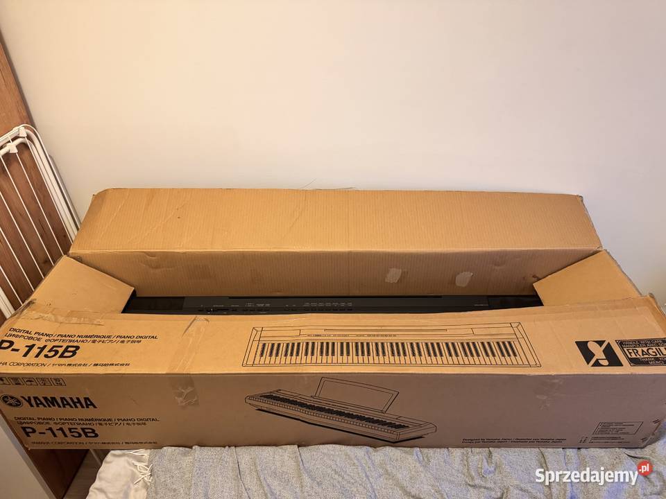 Pianino cyfrowe Yamaha P115B Kraków sprzedam