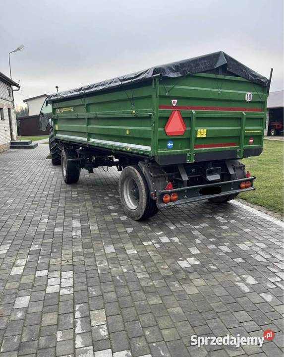 Przyczepa wywrotka 12t HL HW 8011 6011 nieuszkodzony Przyczepy rolnicze Łęczna