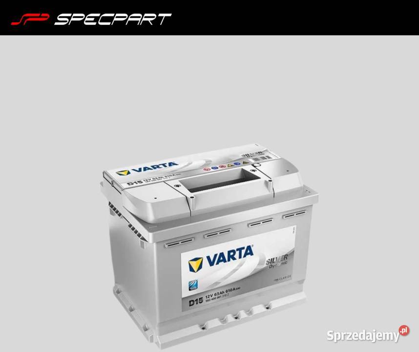 Akumulator VARTA Silver Dynamic D15 63Ah 610A EN Gorzów Wielkopolski