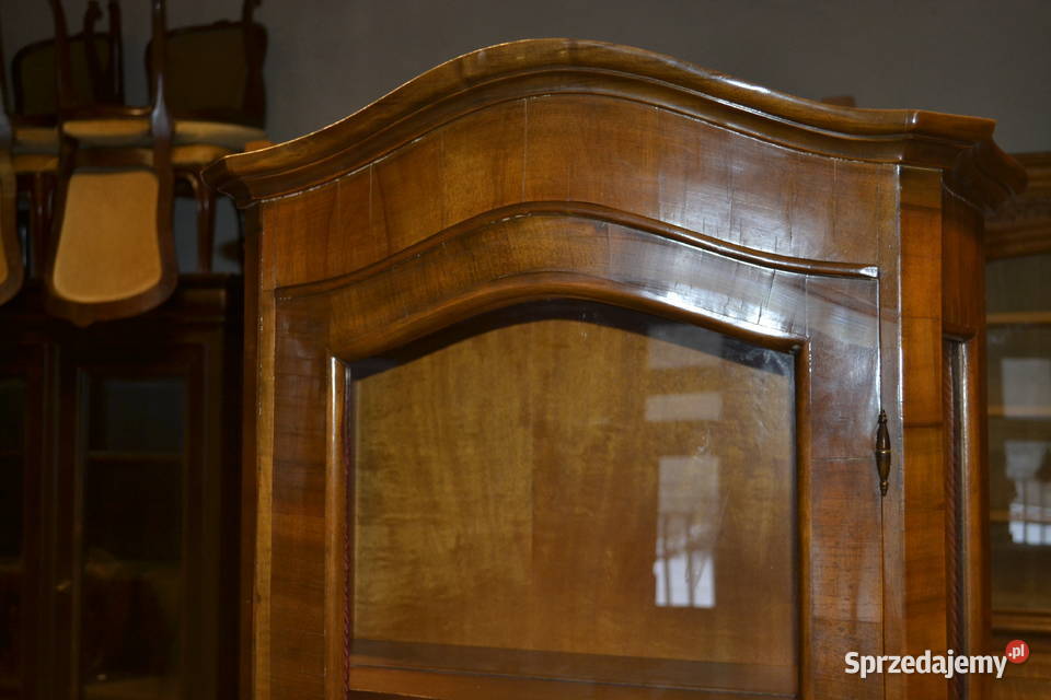 witryna jednodrzwiowa rokoko orzech Będzin