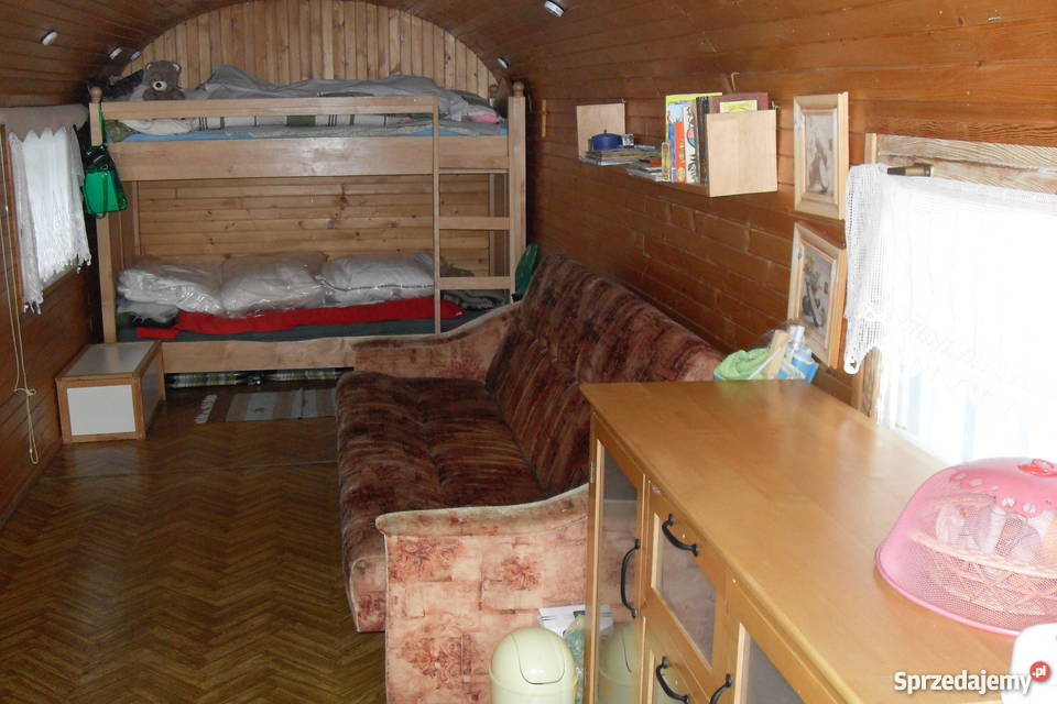 Barakowóz mieszkalny rodziny czysty i pachnący Ogród Boszkowo