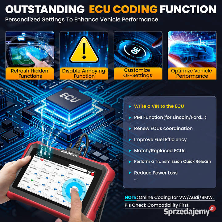 Tester diagnostyczny KINGBOLEN K8 PRO Dożywotnia Wrocław