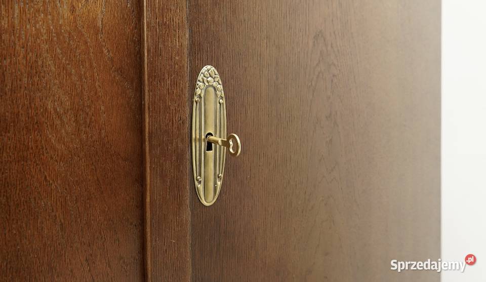 Dębowa szafagarderoba w stylu secesyjnym lata Jerka