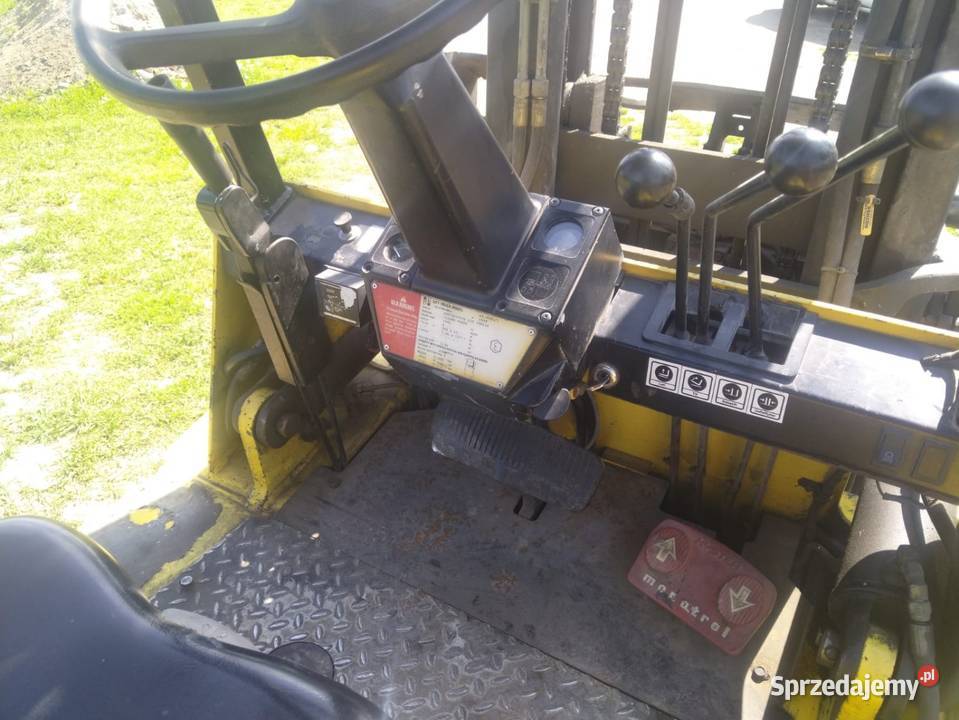 Wózek widłowy Hyster 4 t LPG przesuw zadbany Maków Podhalański