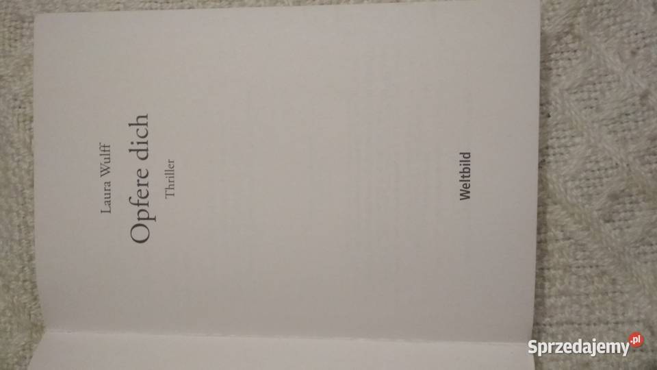 Opfere dich Poświęć się Thriller German Edit Proza i poezja