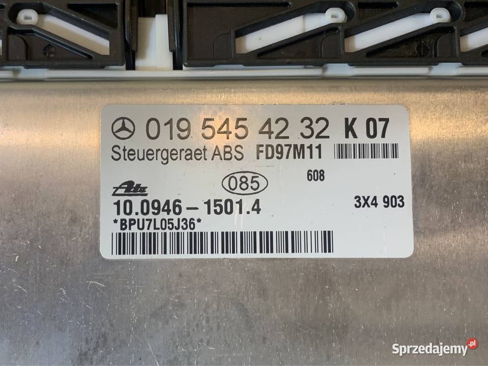 0195454232 komputer sterownik silnika mercedes c osobowe zachodniopomorskie