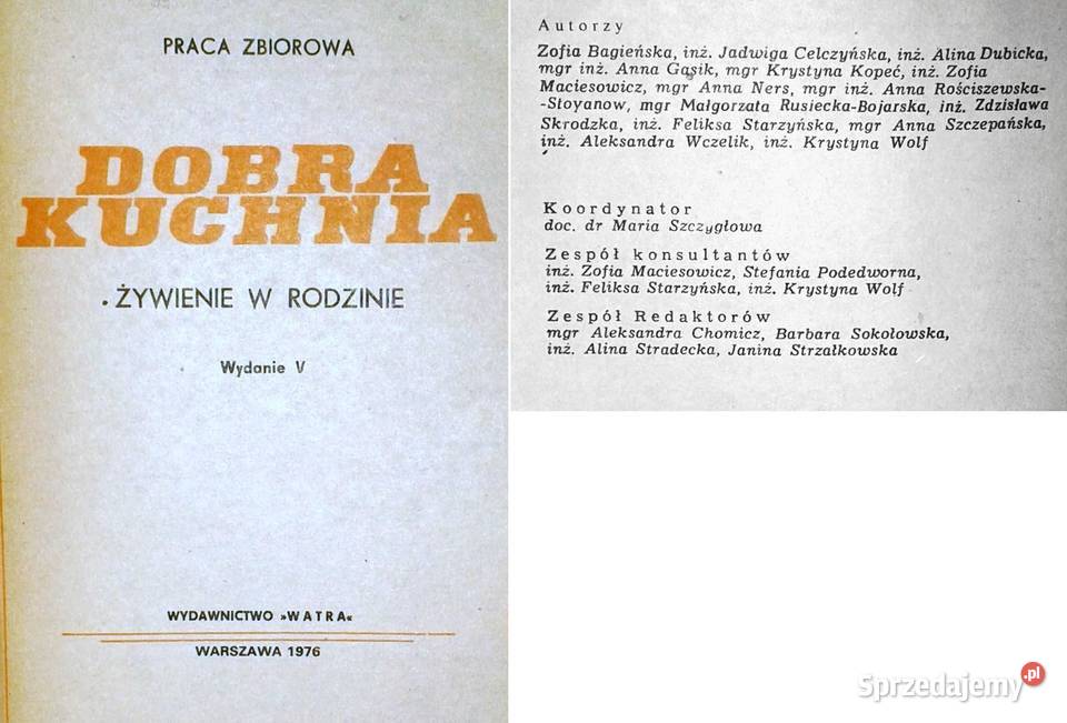 Dobra kuchnia Żywienie w rodzinie praca zbiorowa sprzedam