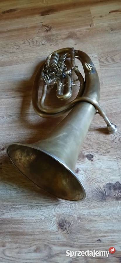 Stara mosiężna trąbka małopolskie