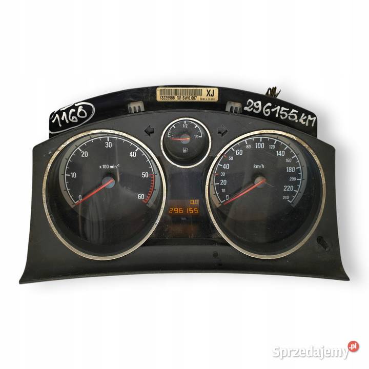 LICZNIK ZEGARY 13225988 XJ Opel Astra H Zafira B Liczniki i zegary Chełm