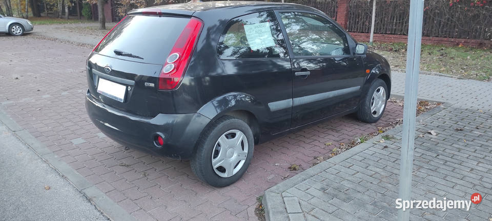 Ford Fiesta 14 TDCI Diesel 2008r 3D czarny